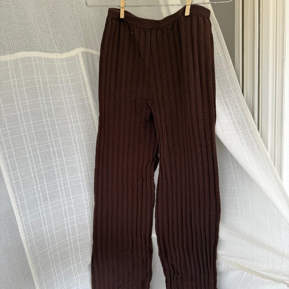 JUEM Brown Wide Leg Pants Size 8